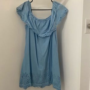 Juniors chambray dress